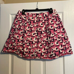 Julie Brown women’s pink sailboat skirt size 10
